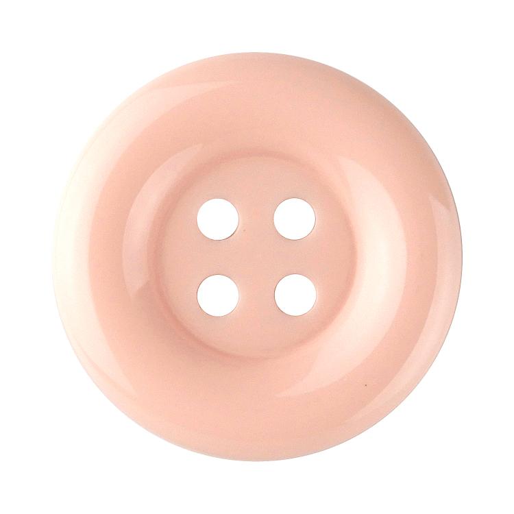 Other - カラーボタン ラウンド 4つ穴 23mm ピンク 【2個入り】