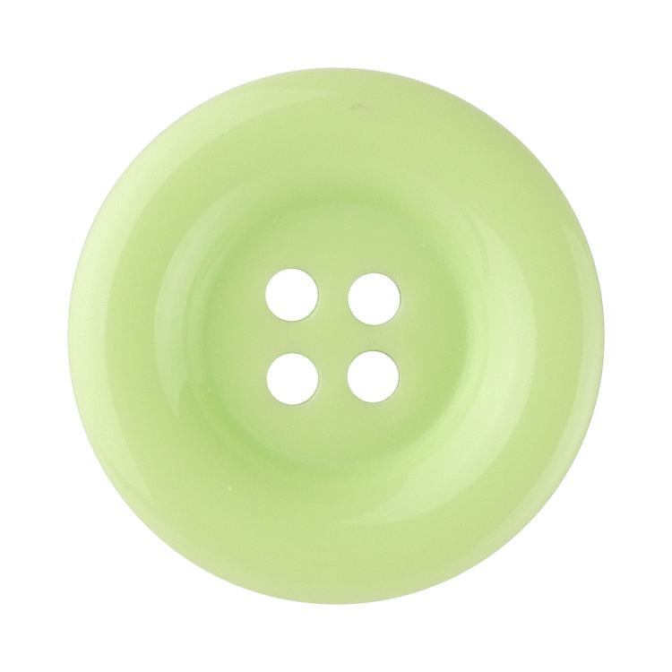 樂天商城 - カラーボタン ラウンド 4つ穴 18mm 黄緑 【4個入り】