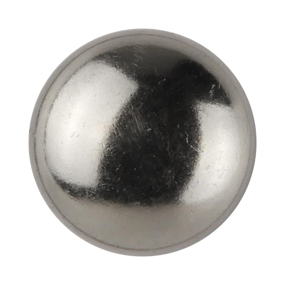 メタル調ボタン 天丸 足つき 13mm AS 【4個入り】