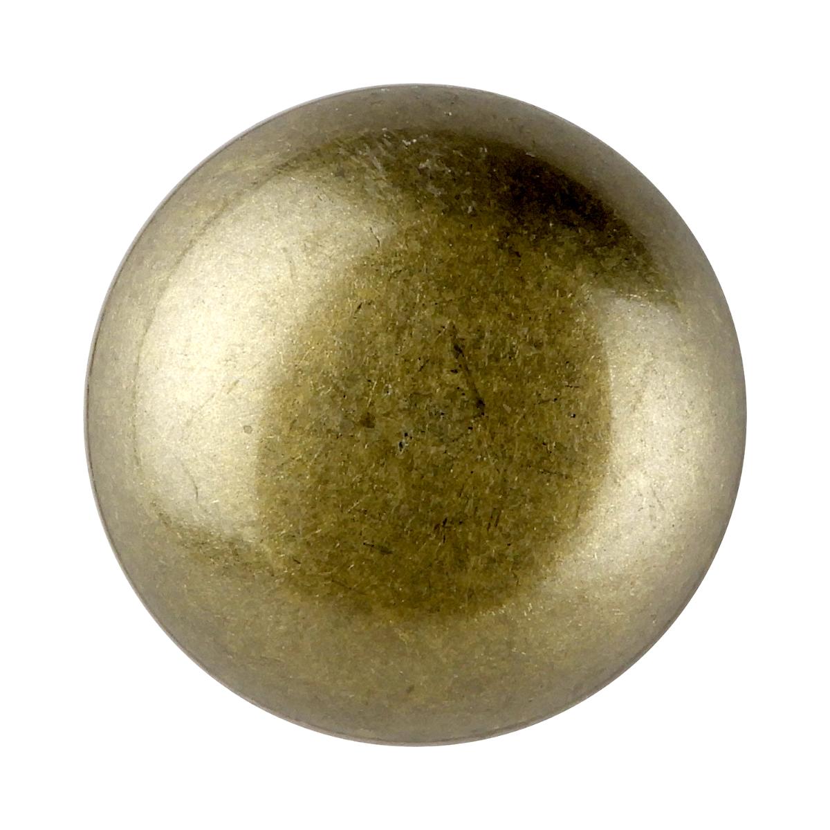 メタル調ボタン 天丸 足つき 25mm AG 【1個入り】