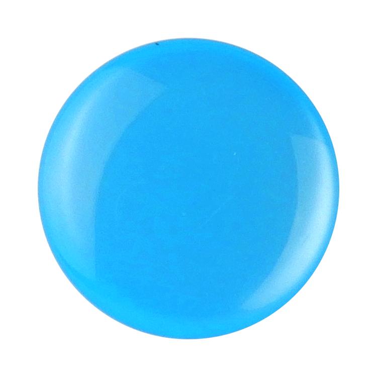 カラードロップボタン パール調 裏穴 13mm ライトブルー 【6個入り】