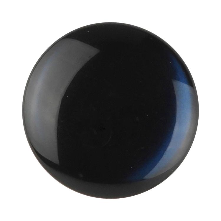 カラードロップボタン パール調 裏穴 18mm 紺 【4個入り】