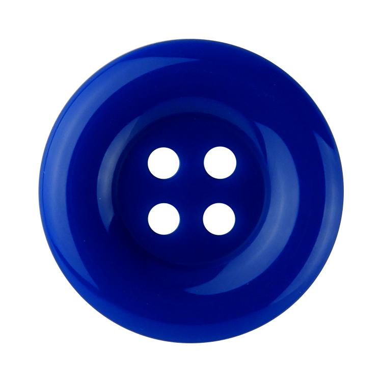 乐天商城 - カラーボタン ラウンド 4つ穴 23mm 花紺 【2個入り】