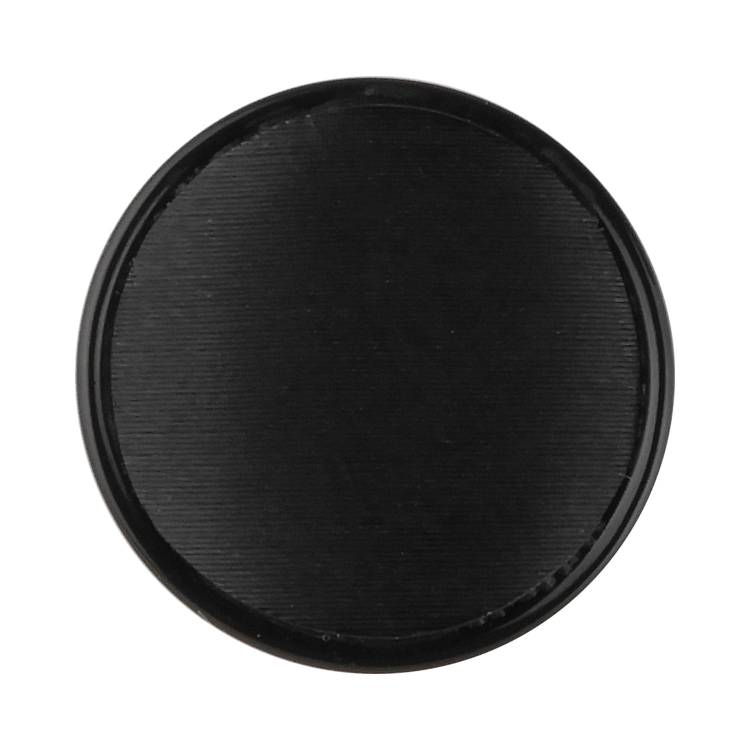 Other - フォーマルボタン プレーン 裏穴 18mm 黒 【3個入り】