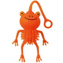 ぷにゅぷにゅカエルヨーヨー オレンジ