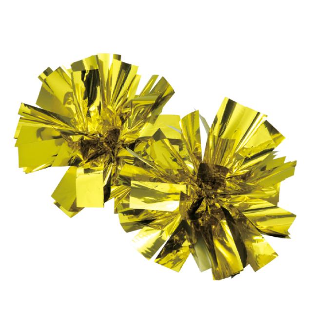 【2個一組】ハンドフリーチアポンポンゴールド