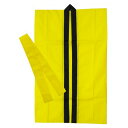 ロングハッピ不織布 黄 J(はちまき/ハチマキ付)