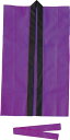 ロングハッピ不織布 紫 S(はちまき/ハチマキ付)