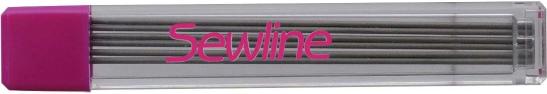 布用シャープペンシル 専用替芯　黒/白/ピンク/青/緑 Sewline ソーライン