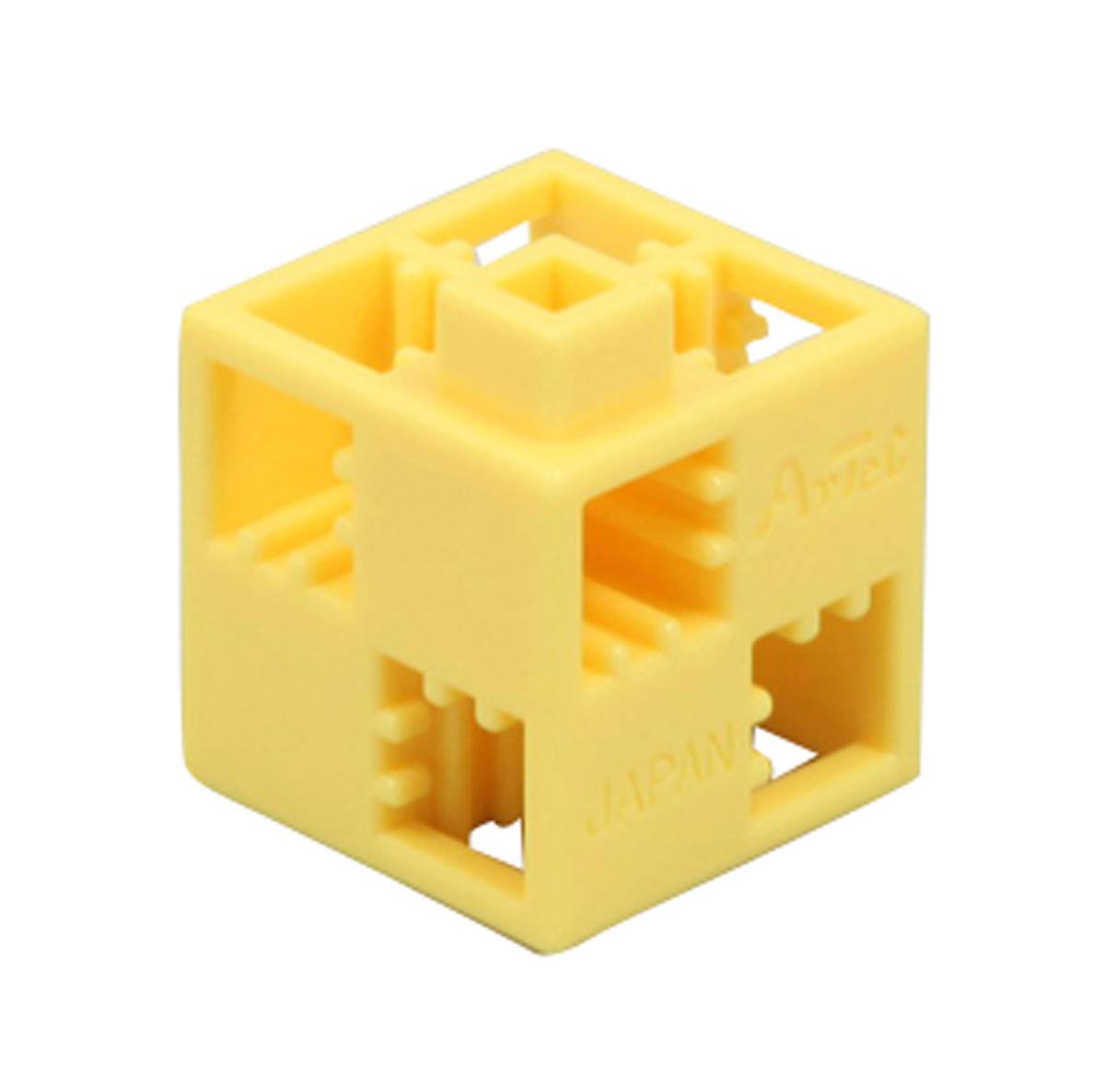 手芸問屋ウイングスのArtecブロック 基本四角 100P 黄｜アングル2