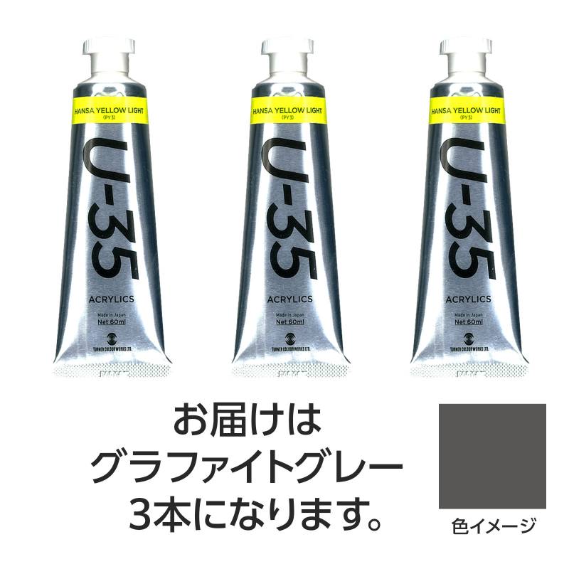 乐天商城 - ターナー U35 グラファイトグレー60ml 3個