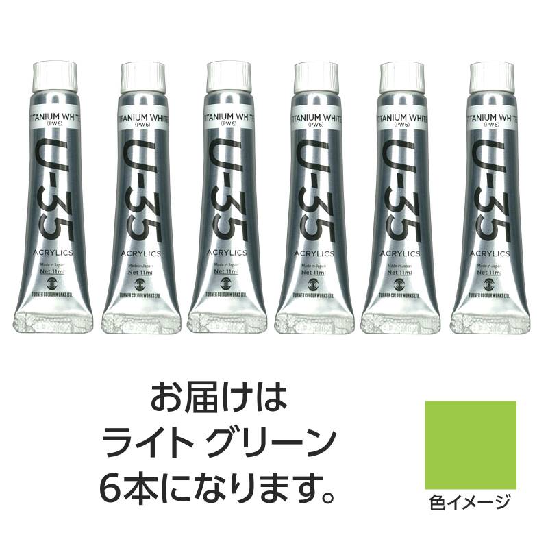 ターナー U35ライトグリーン11ml 6個