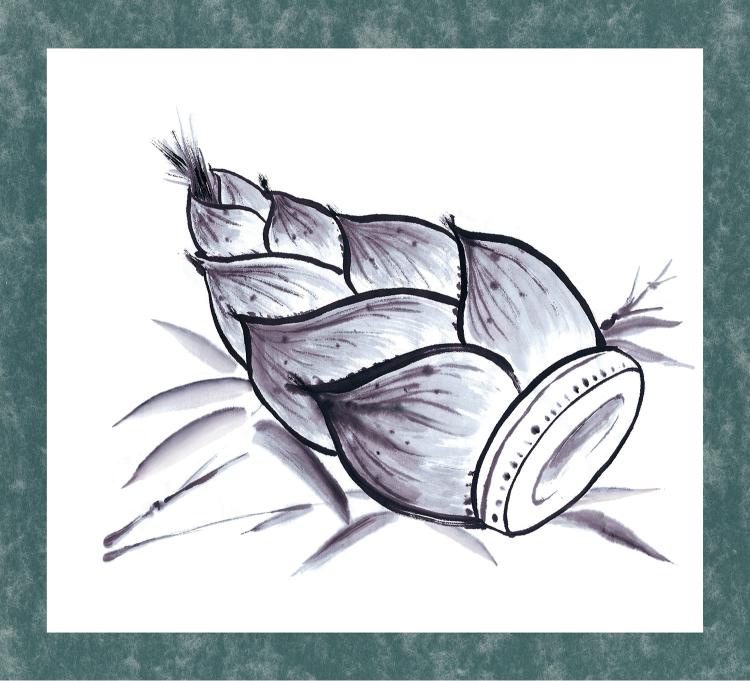 水墨画個人セット 展示台紙付