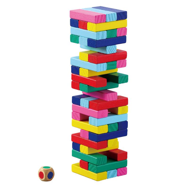 樂天商城 - 木製カラーつみき