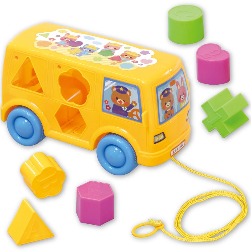 商品の説明 ⇒ 他のクラフト工作用品を見る 商品説明:大きなバスをひっぱったりかたちあわせをしよう！商品サイズ:バス：210×120×105mm、ひも：包装形態:ネット入包装サイズ:215×120×108重量:200gセット部品:バス×1、...