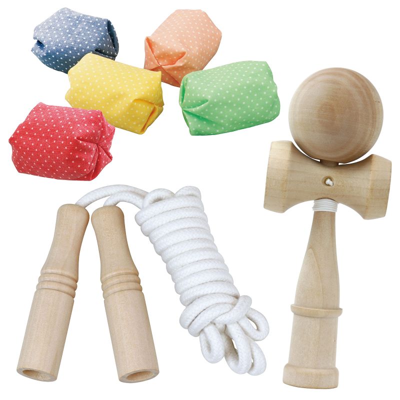 けん玉・なわとび・お手玉3点セット