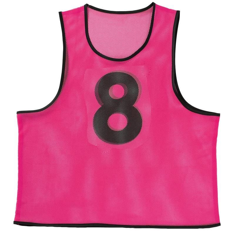 チームベスト/ビブス Fサイズ 10枚組 (1～10) 蛍光イエロー