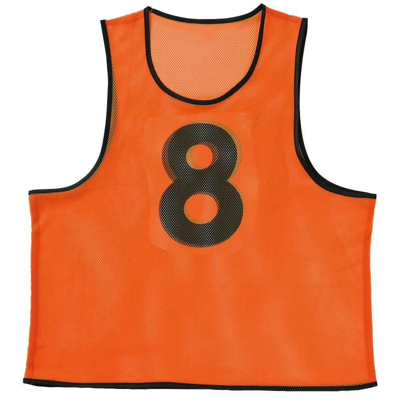 チームベスト/ビブス Fサイズ 10枚組 (1～10) 蛍光ピンク