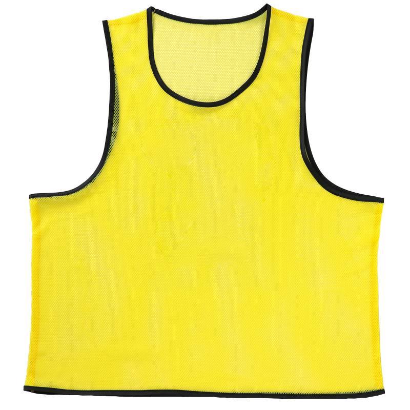 チームベスト/ビブス Fサイズ無地 蛍光イエロー