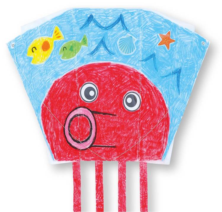 しっぽ付ぐにゃぐにゃたこ ほねなし ナイロン製