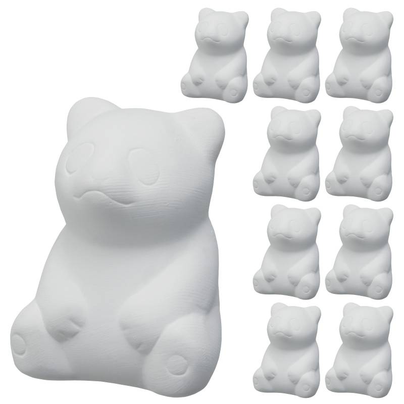 乐天商城 - おえかき陶器どうぶつ パンダ 10個セット