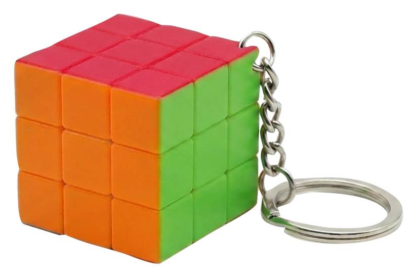 乐天商城 - キューブパズルキーホルダー ベーシック