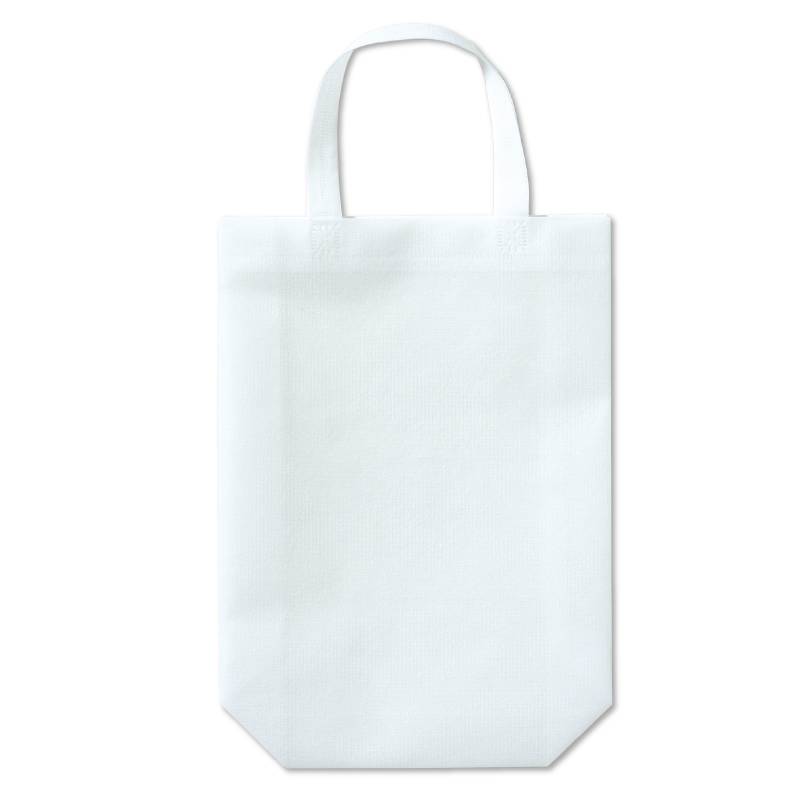 乐天商城 - 不織布バッグ A4 マチ付 白