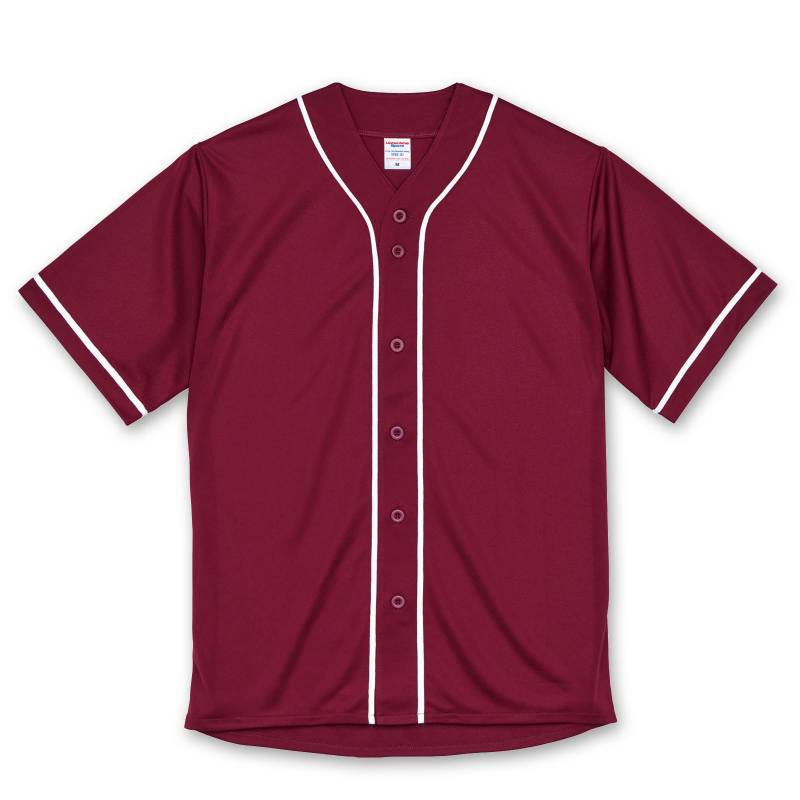 商品の説明 ⇒ 他のシャツ/Tシャツを探す 商品説明：チームウェアや衣装に！吸水速乾＆UVカットのベースボールシャツ！Tシャツとは一味違う、羽織るだけでスタイルが決まるベースボールストライプシャツです。4.1オンスのポリエステル100％ドライ生地を採用し、メッシュ構造による優れた通気性と吸水速乾性で、汗をかいても肌に張り付きにくくサラサラとした快適な着心地をキープします。紫外線遮蔽（UPF20）機能も備え、屋外スポーツやイベントにも安心して着用できます。前開きデザインでレイヤードスタイルもしやすく、チームユニフォームやダンス衣装、クラスTシャツなど幅広い用途に対応。乾きやすくシワになりにくい素材でお手入れも簡単、豊富なサイズとカラー展開で揃えやすい一枚です。ベースボールTシャツ　バーガンディー　ホワイトストライプ　ストライプ　XL　4.1オンス　吸汗速乾　通気性　UVカット　UPF20　クラスTシャツ　衣装　体操服　練習着　ユニフォーム　イベント　スポーツ　スタッフ　運動会　発表会　お遊戯会　文化祭　学園祭　体育祭　イベント　ダンス　幼稚園　保育園　小学校　中学校　高校　大人注意:お使いのモニター設定、お部屋の照明等により実際の商品と色味が異なる場合がございます。ポリエステル素材の製品は使用している染料の特徴として、プリントや熱加工時の状況、および保管環境・条件等により昇華移染（ブリード）を起こすことがあります。熱加工は120℃以下を推奨しますが、120℃以下でもブリードを起こすことがありますので温度管理に注意してください。ブリードの発生をさらに抑制するためには、ローブリードインクの使用を推奨します。また、柄の出方には個体差があり、ストライプ柄が左右対象でない可能性があります。あらかじめご了承ください。商品サイズ（単位mm)：身丈：82cm、身幅：60cm、袖丈：27cmセット内容：本体のみ重量（g）：123材質：ポリエステル100％包装形態：無販売単位：枚生産国：ベトナム/ミャンマーパーティ・イベント衣装・コスチューム・ワークショップ・宴会・知育・おもちゃ・工作・自由研究・子供会・宿題・学校教材・教育・運動会・発表会・キット・備品・クラフト・アーテック/Artec 激安手芸用品通販店ウイングスだからできる問屋価格です ※工場からのお取り寄せになりますので、ご注文が確定してもタイミングにより売り切れ・入荷待ち状態である場合がございます。 ※お使いのディスプレイや環境によって画像のお色と異なる場合がございます。予めご了承お願いします。 ご注意 ※工場からのお取り寄せになりますので、ご注文が確定してもタイミングにより売り切れ・入荷待ち状態である場合がございます。 ※お使いのディスプレイや環境によって画像のお色と異なる場合がございます。予めご了承お願いします。