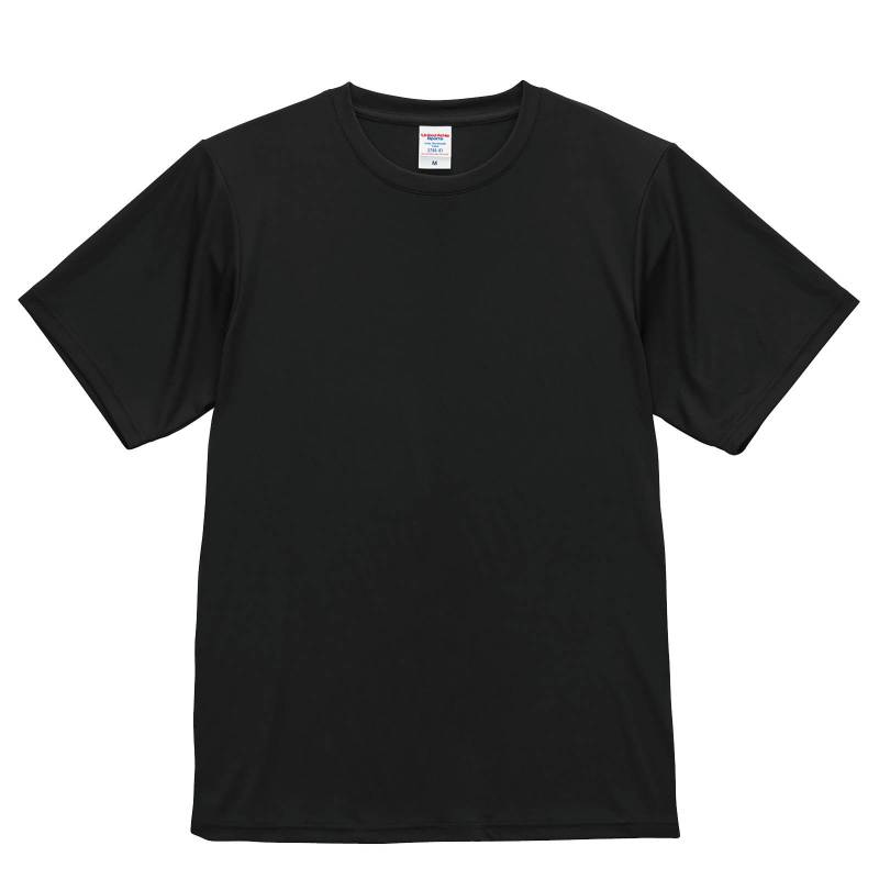 Rakuten - リサイクルポリエステル Tシャツ ブラック L