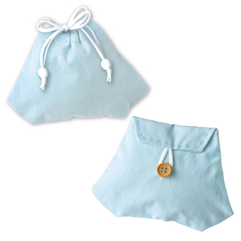 手作りポーチ・巾着キット ライトブルー