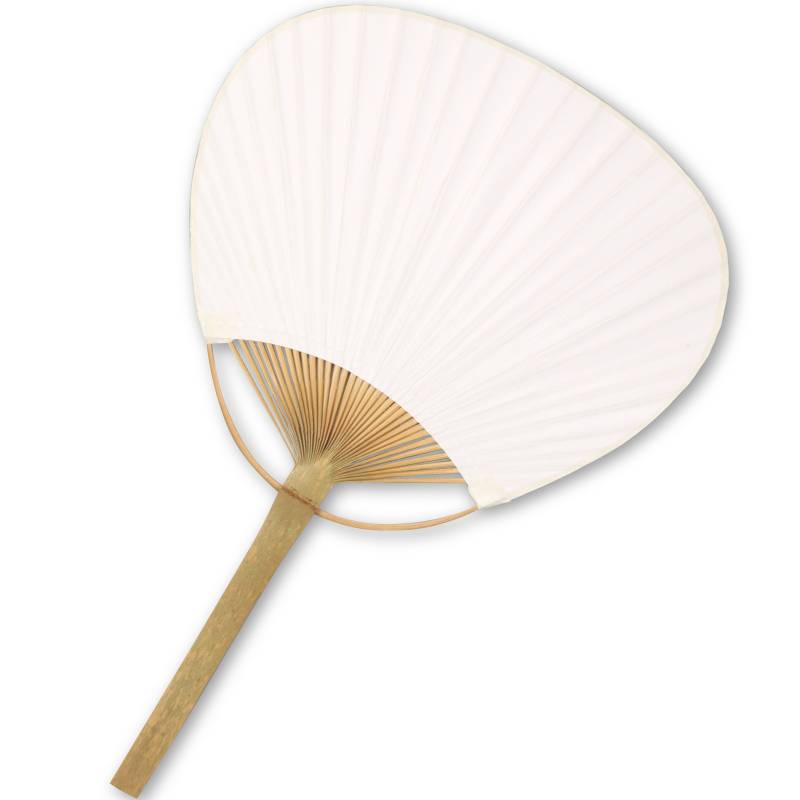 うちわ 白（竹製）
