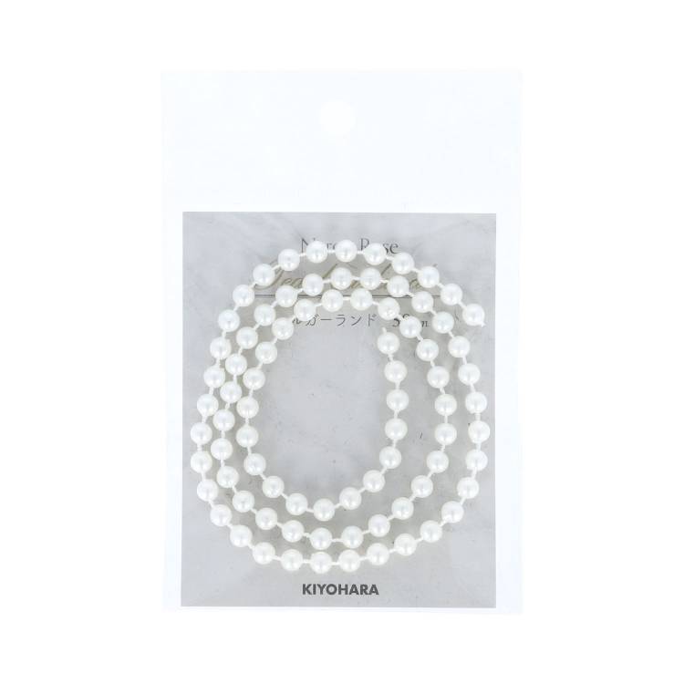 乐天商城 - パールガーランド ホワイト 直径5mm×50cm