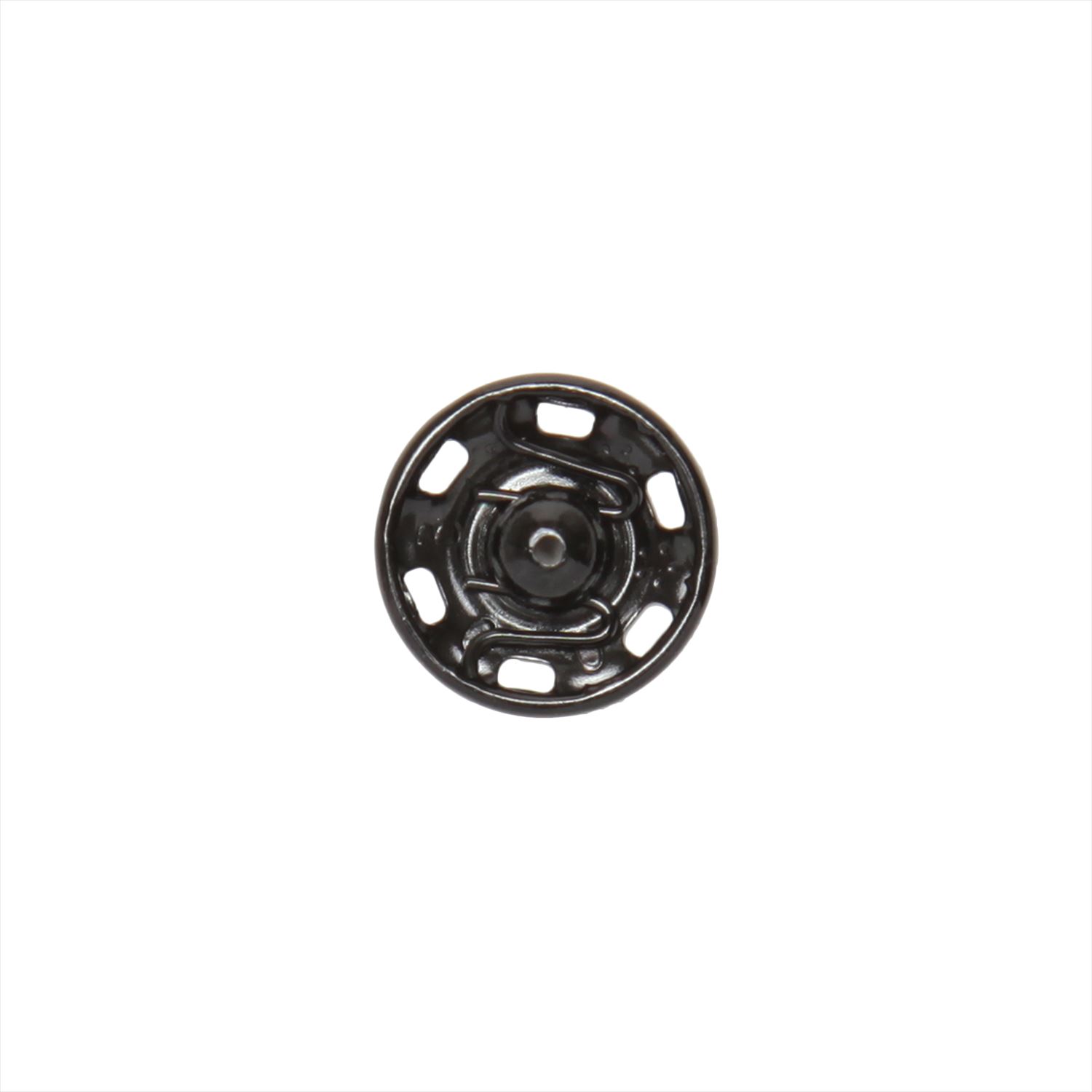 スナップ 直径14mm 黒 6組 縫付タイプ