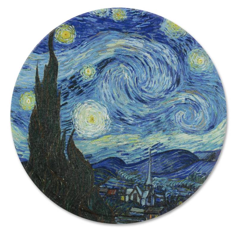 Rakuten - 白雲石コースター名画 星月夜