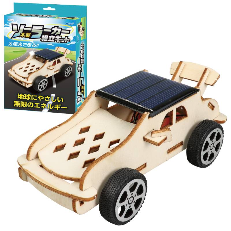 Rakuten - 木製ソーラーカー組立キット