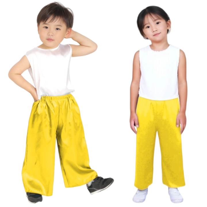 ソフトサテンズボン C 黄(3)