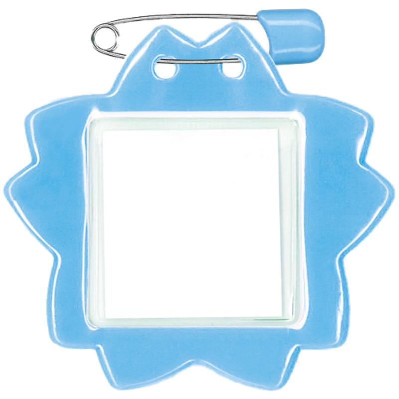 乐天商城 - 桜型名札 1枚パック スカイ