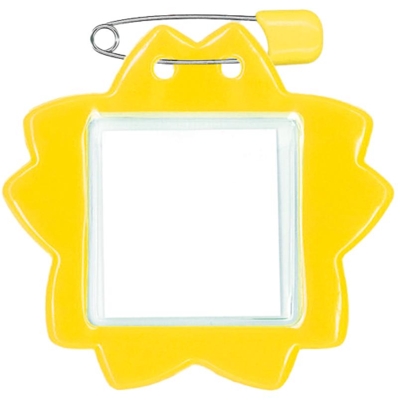 乐天商城 - 桜型名札 1枚パック イエロー