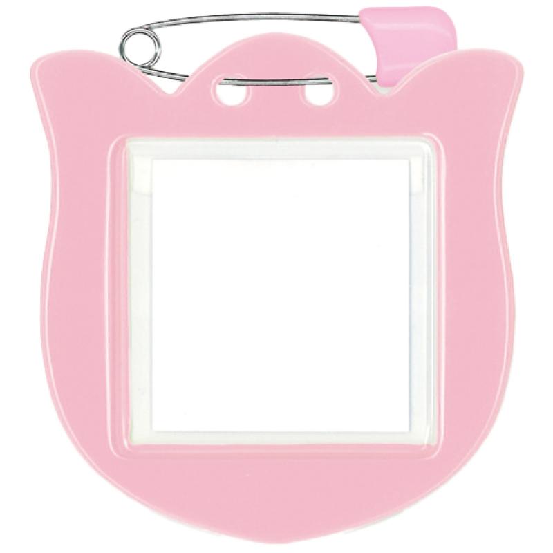 乐天商城 - チューリップ型名札 1枚パック ピンク