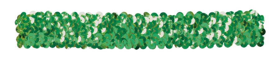 メタリックヘアーターバングリーン