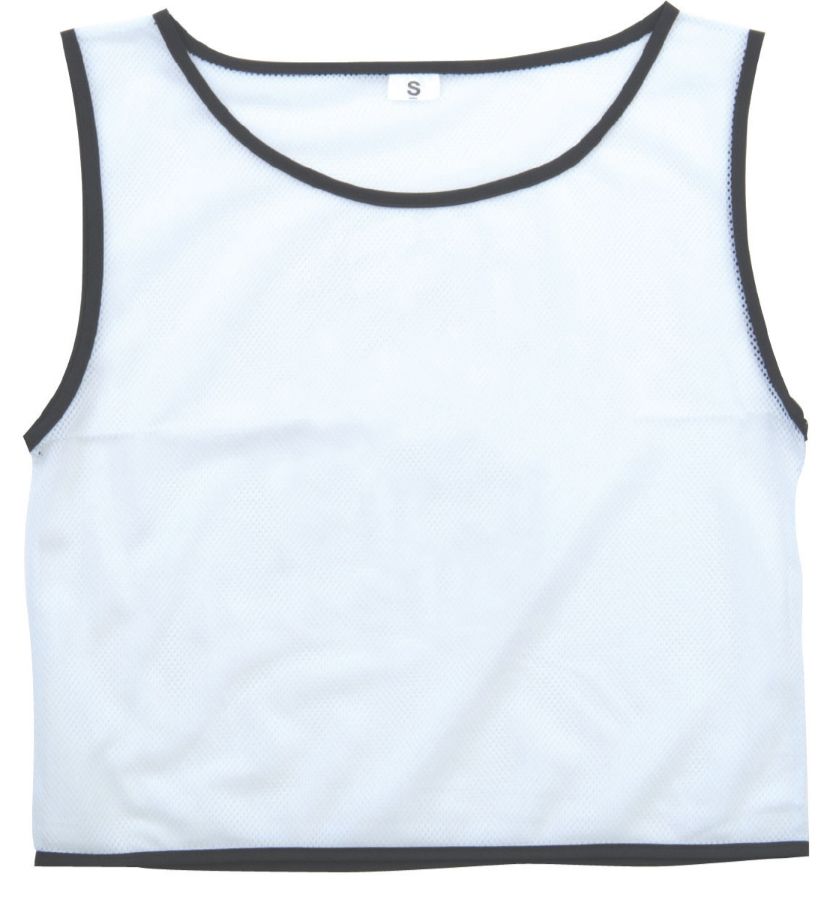 乐天商城 - チームベスト/ビブス 小（無地）白