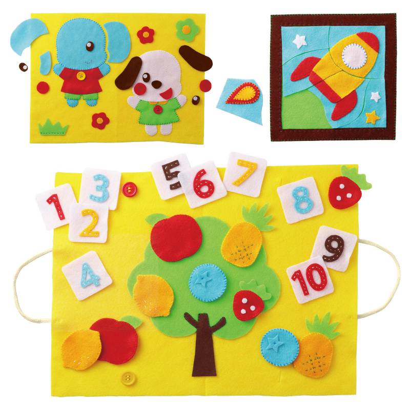 フェルトでつくる 知育おもちゃキット