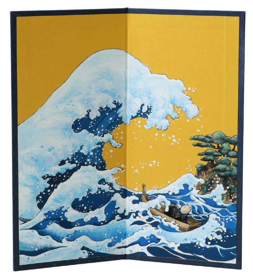 金屏風（二曲）小