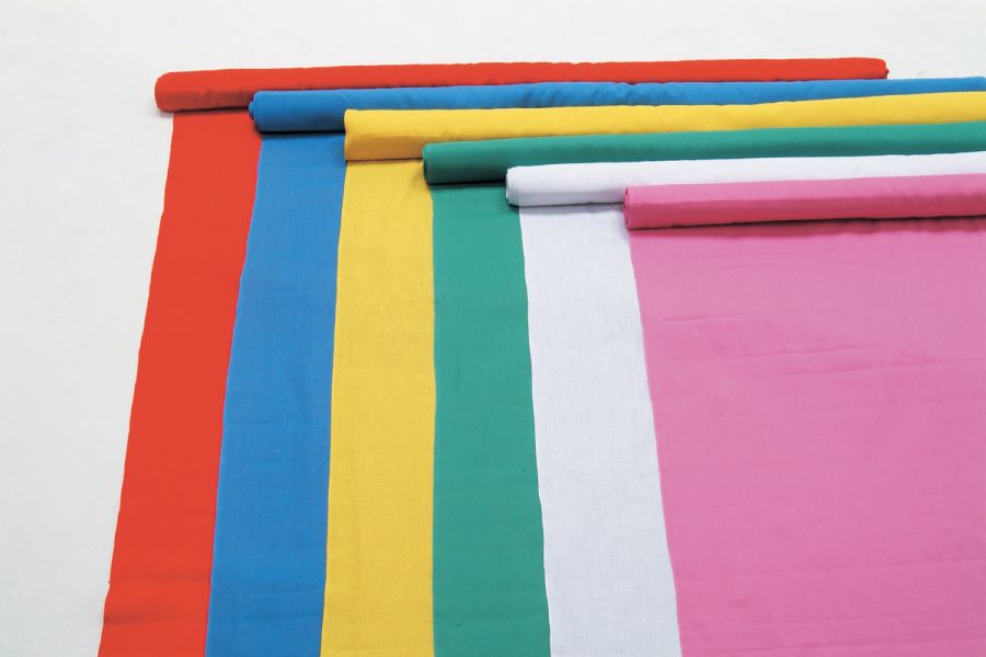 カラー布 110cm幅 4m切売 赤