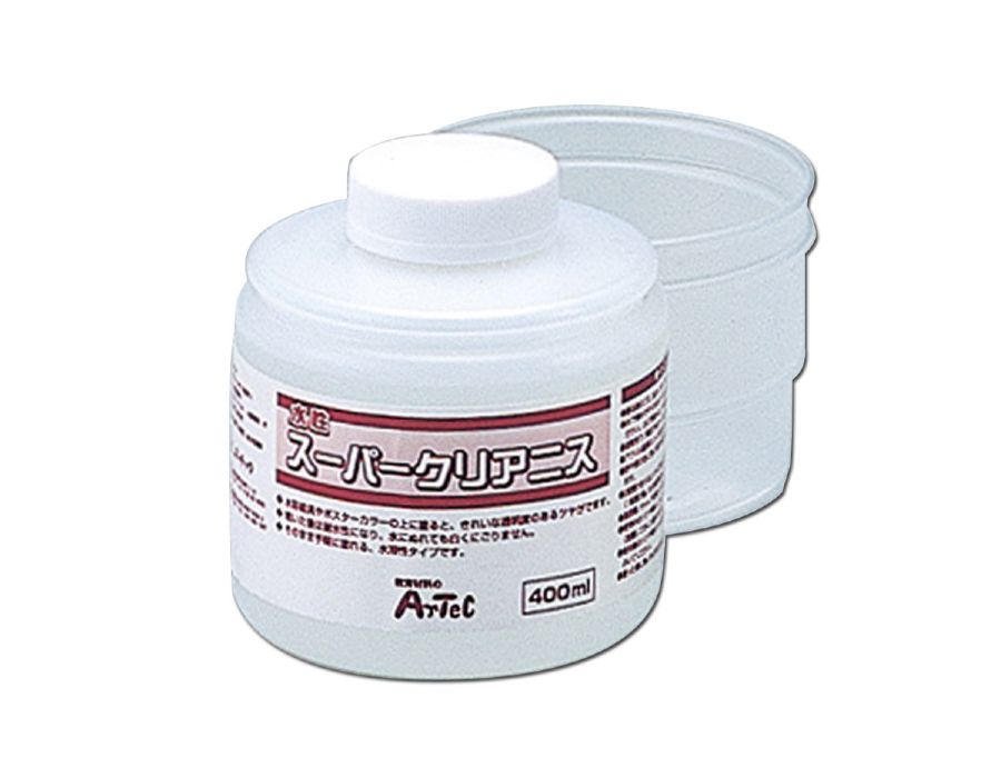 商品の説明 ⇒ 他のクラフト工作用品を見る 商品説明：うすめずにそのまま塗れる！！水性ニスの決定版！うすめずそのままご使用いただけます。耐水性です。木彫、木工、ねんどなど多用途に使えます。従来のニスと比べて非常にツヤがあり、作品の美しい仕上げに最適です。使い終わった刷毛の後始末は、水洗いだけでOK。※水を加え、うすめてご使用いただきますと、光沢がにぶります。また水彩絵の具などの上から塗られますと、絵の具がにじむ場合があります。重量：400ml 激安手芸用品通販店ウイングスだからできる問屋価格です ※工場からのお取り寄せになりますので、ご注文が確定してもタイミングにより売り切れ・入荷待ち状態である場合がございます。 ※お使いのディスプレイや環境によって画像のお色と異なる場合がございます。予めご了承お願いします。 ご注意 ※工場からのお取り寄せになりますので、ご注文が確定してもタイミングにより売り切れ・入荷待ち状態である場合がございます。 ※お使いのディスプレイや環境によって画像のお色と異なる場合がございます。予めご了承お願いします。