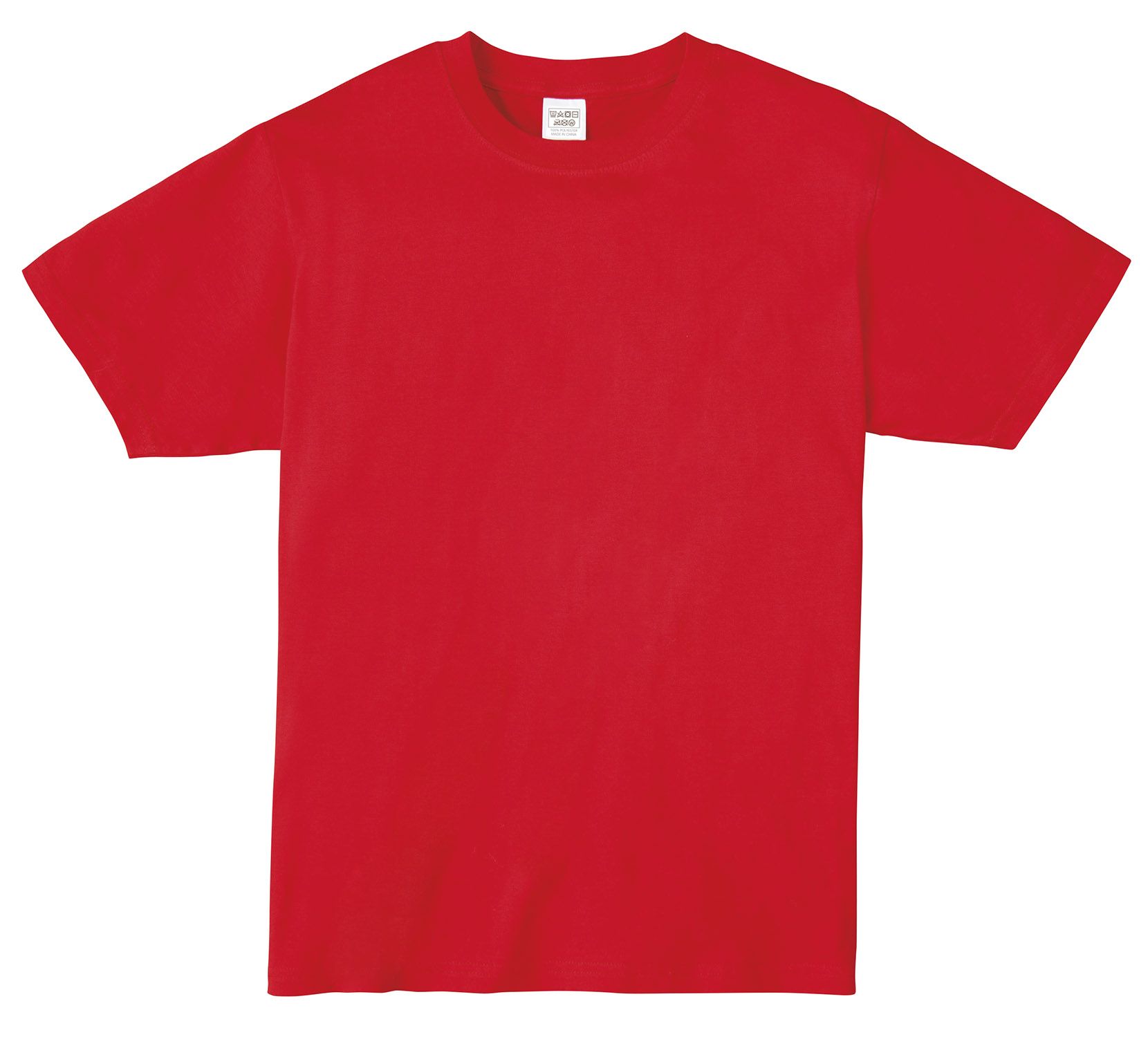 乐天商城 - ATドライTシャツ 130cm レッド 150gポリ100％