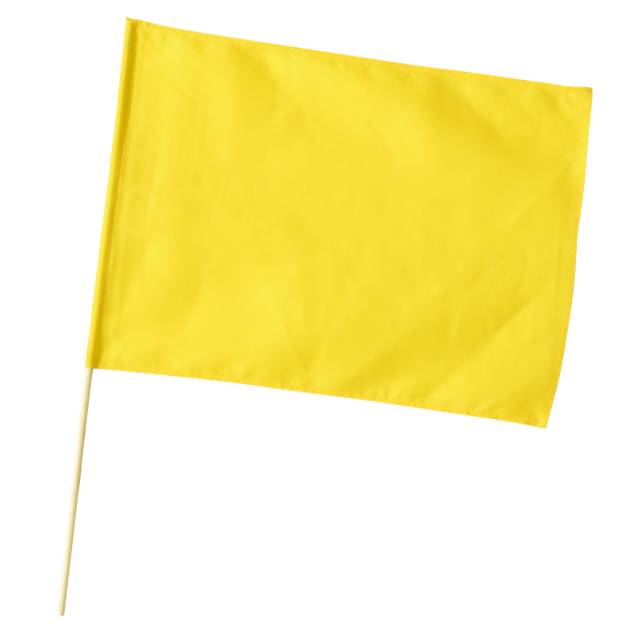 乐天商城 - 大旗 黄 旗:W59×H44cm 旗竿:75cm（φ12mm）