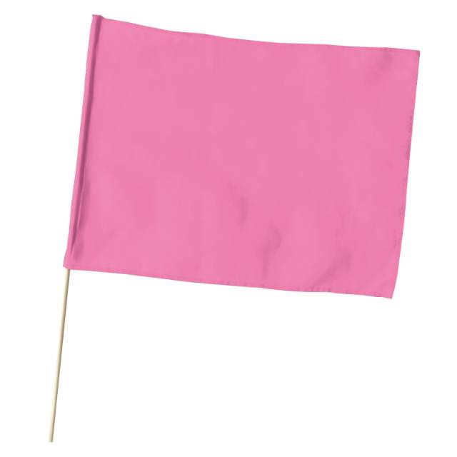 大旗 桃 旗:W59×H44cm 旗竿:75cm（φ12mm）