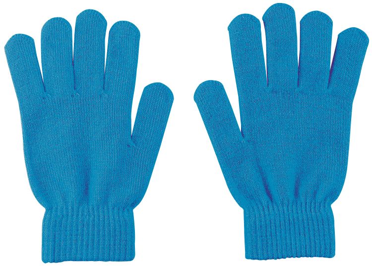 カラーのびのび手袋 大 青