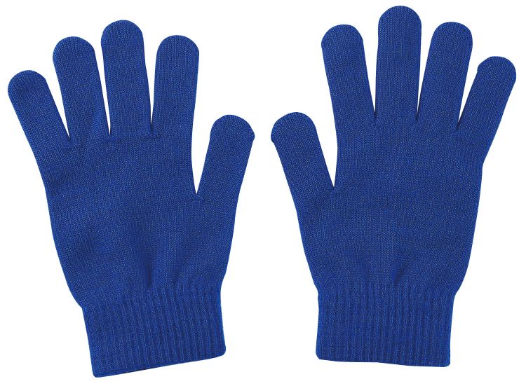 カラーのびのび手袋 大 コバルトブルー